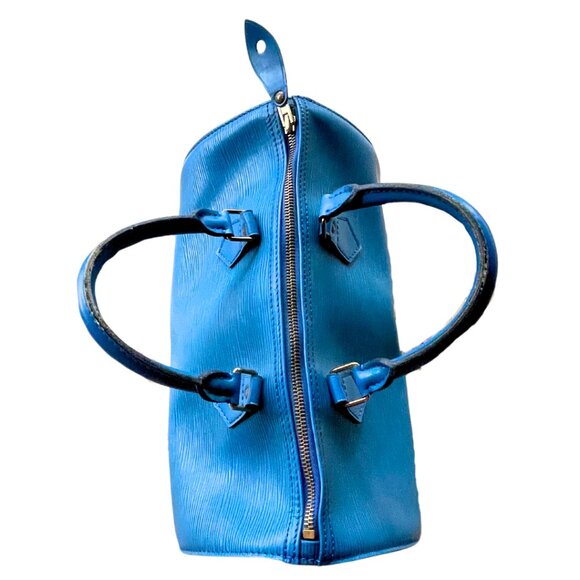 Louis Vuitton Speedy 30 Epi Toledo Blue Vintage 💙Host Pick!💙 - Picture 9 of 16